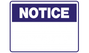 Notice