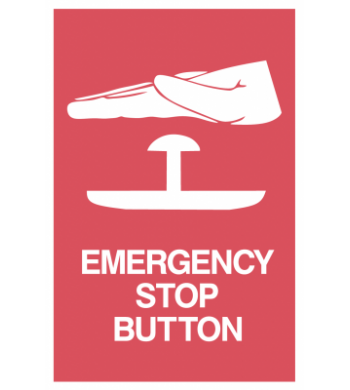 EMERGENCY STOP BUTTON