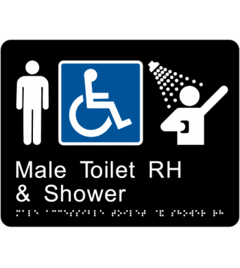 Male Accessible Toilet and Shower RH
