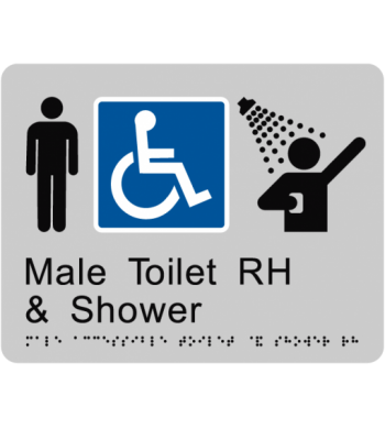Male Accessible Toilet and Shower RH