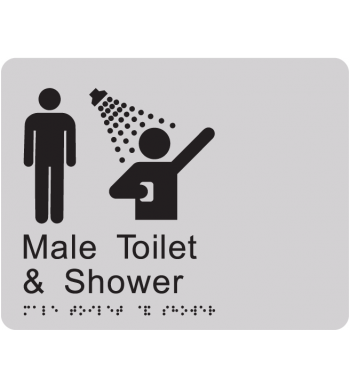 Male Toilet and Shower