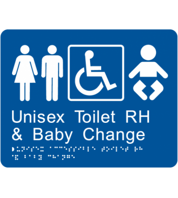 Unisex Accessible Toilet RH & Baby Change