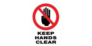 KEEP HANDS CLEAR