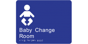 Baby Change Room manufactured by Bathurst Signs