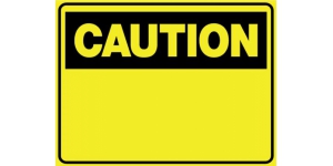 CAUTION BLANK