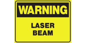 WARNING LASER BEAM