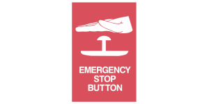 EMERGENCY STOP BUTTON