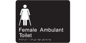 Female Ambulant Toilet manufactured by Bathurst Signs
