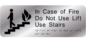 In Case of Fire manufactured by Bathurst Signs