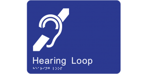 Hearing Loop manufactured by Bathurst Signs