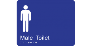 Male Toilet manufactured by Bathurst Signs