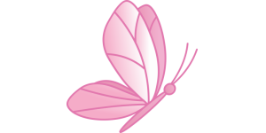 Pink Butterfly Wall Sticker