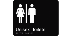 Airlock - Unisex Toilets manufactured by Bathurst Signs