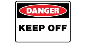 DANGER KEEP OFF
